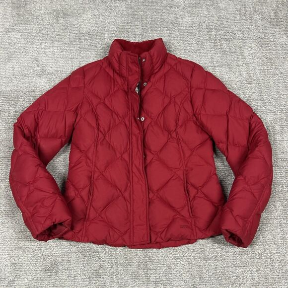 Eddie Bauer Jacket Womens Medium EB700 Goose Down Puffer 700 Fill Winter Coat - Picture 1 of 10